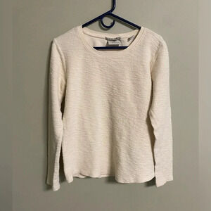Scotch & Soda Women's Long Sleeve Cream Sweater Sweatshirt Top Size 2 Maison